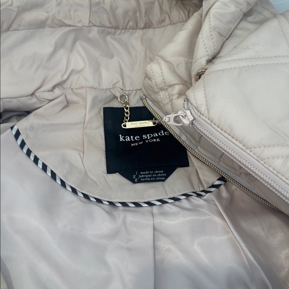 ♠️Kate spade Water  Resistant Hooded Jacket. Ladies size large - Picture 13 of 15